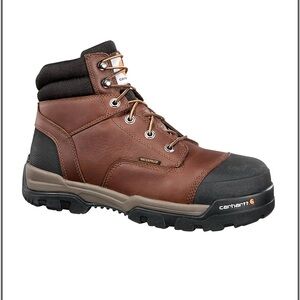 Carhartt ground force waterproof 6” composite toe work boots